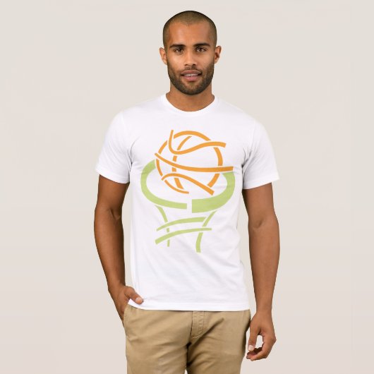 T - Shirt von Basketball und Netzmännern (Vorne ganz)