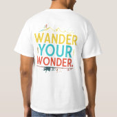 T - Shirt von Baumwollmännern (Rückseite)