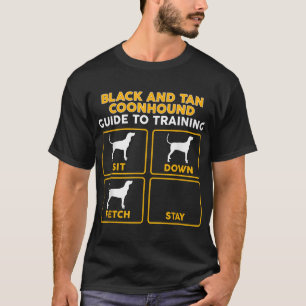 T - Shirt von Black and Tan Coonhound Funny Guide