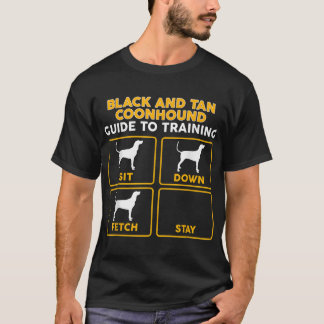 T - Shirt von Black and Tan Coonhound Funny Guide
