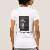 T-Shirt von Frauen - Hochzeitliches Foto (Rückseite)