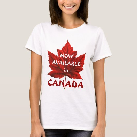 T - Shirt von Frauen in Kanada Funny Canada Day T  (Vorderseite)