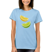 T - Shirt von Frauen mit Zitronen und Limonen Sche