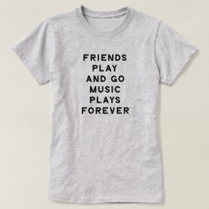 T - Shirt von Freundinnen und Musikkonzerten
