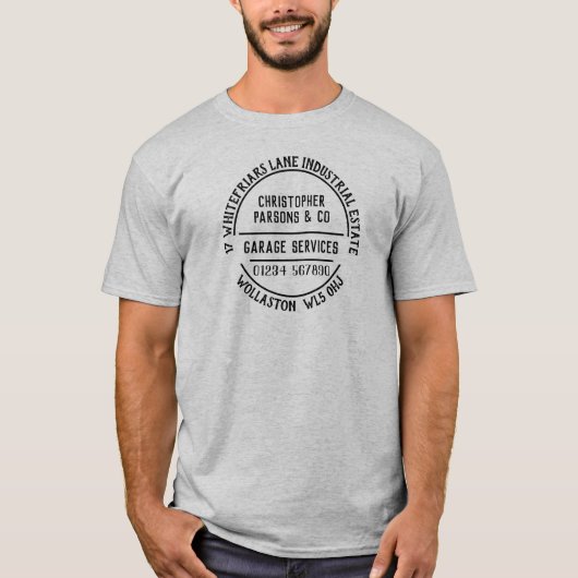 T - Shirt von Garage Services Engineers (Vorderseite)