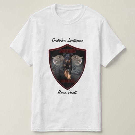T - Shirt von German Hunting Terrier (Design vorne)