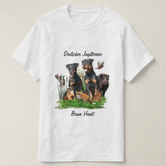 T - Shirt von German Hunting Terrier (Design vorne)