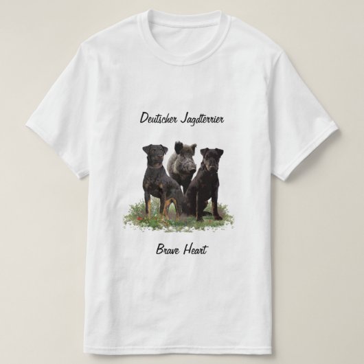 T - Shirt von German Hunting Terrier (Design vorne)