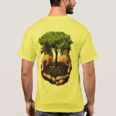 T - Shirt von Hand und Baum (Rückseite)