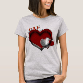 T - Shirt von Heart Light Steel für Frauen