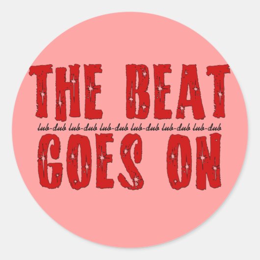 T - Shirt von Herzattacken | Geschenke für Bypass  Runder Aufkleber (Vorderseite)