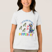 T - Shirt von Jungen - Es ist in Ordnung, anders z (Vorderseite)