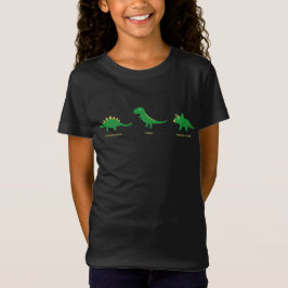 T - Shirt von Kindern mit Dinosauriern