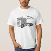 T - Shirt von Lastkraftwagen (Vorderseite)