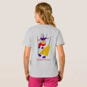 T - Shirt von Mädchen (Schwarz voll)