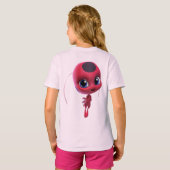 T - Shirt von Mädchen Ladybug (Schwarz voll)