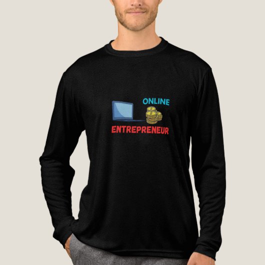 T - Shirt von Männern - Online-Unternehmer (Vorderseite)