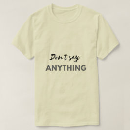 T - Shirt von Männern und Frauen