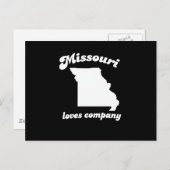 T - Shirt von Missouri Lieben Postkarte (Vorne/Hinten)