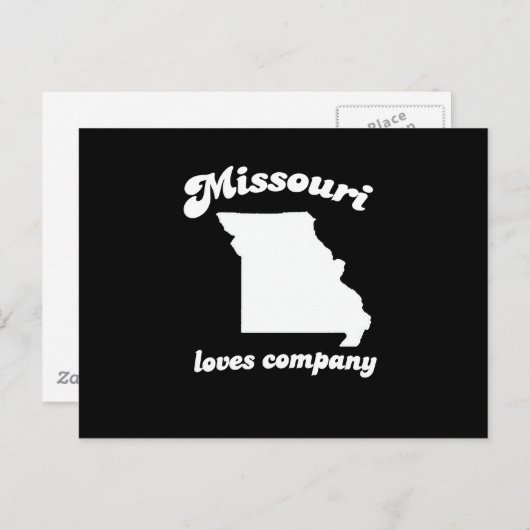 T - Shirt von Missouri Lieben Postkarte (Vorne/Hinten)