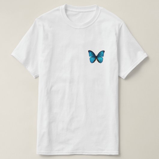 T - Shirt von Mond und Schmetterlingen (Design vorne)
