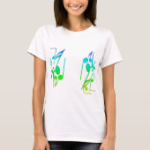 T - Shirt von Notenblättern (Vorderseite)