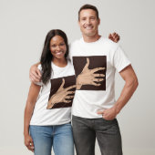 T - Shirt von Personen Hand Mens (Unisex)