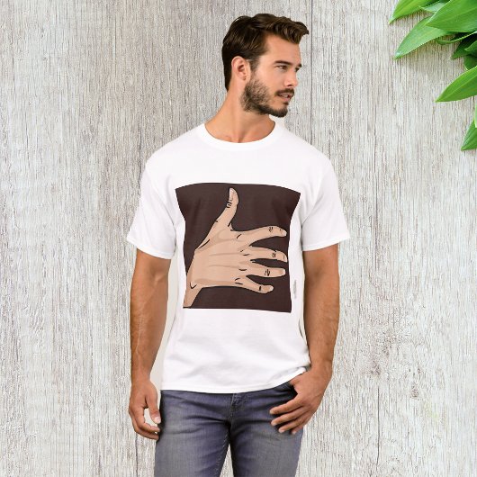 T - Shirt von Personen Hand Mens
