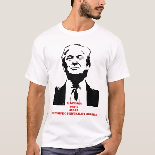 T Shirt von Präsident Trump mit seiner Diagnose (Vorderseite)