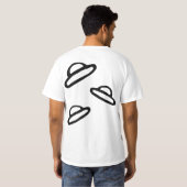 T - Shirt von Raumschiffen (Schwarz voll)