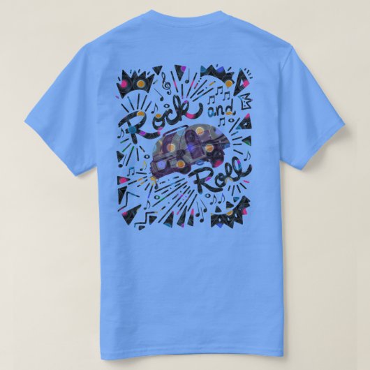 T - Shirt von Rock and Roll Tardrop (Design Rückseite)