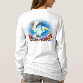 T - Shirt von Stiefmütterchen und Pelikanen (Rückseite)