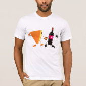 T - Shirt von Wein und Käse (Vorderseite)