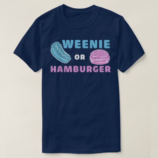 T - Shirt von Würstchen oder Hamburgern (Design vorne)