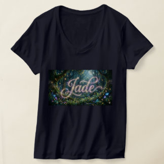 T-Shirt Vorname Jade cosmic flowers
