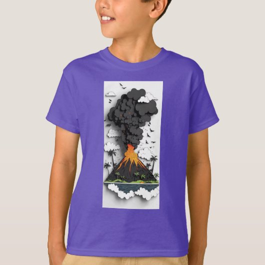 T-Shirt Vulkan (Vorderseite)