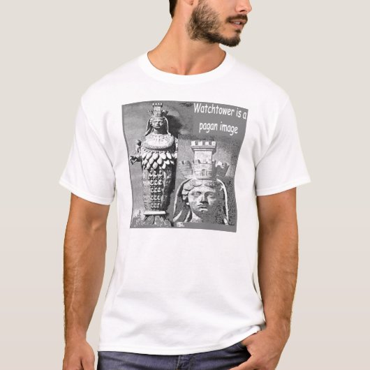 T-Shirt Wachturm-Heidebild (Vorderseite)