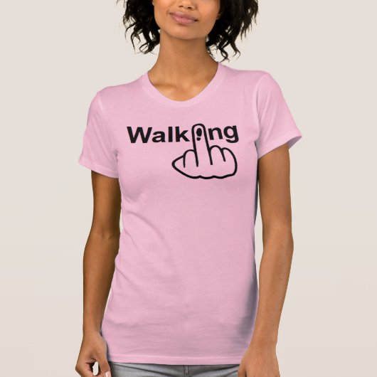 T - Shirt Walking Gedreht (Vorderseite)