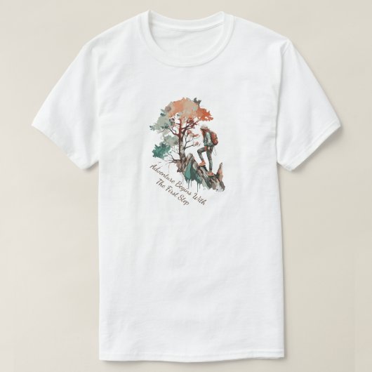 T - Shirt Wandern (Design vorne)