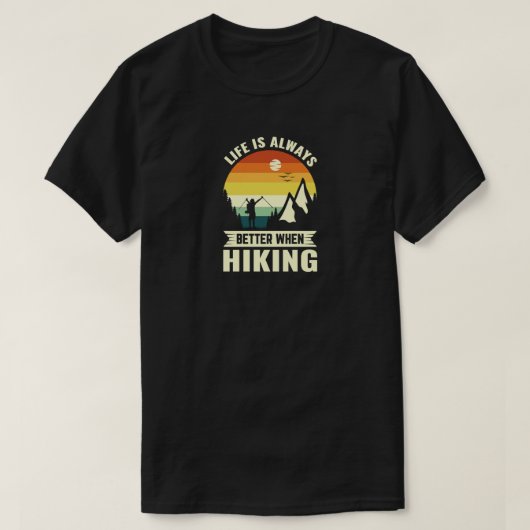 T - Shirt Wandern (Design vorne)