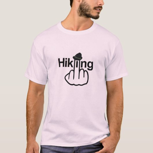 T - Shirt Wandern Gedreht (Vorderseite)