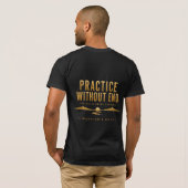 T-Shirt 'Warrior’s Path Practice Without End' (Schwarz voll)