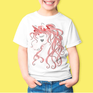 T - Shirt Watercolor Unicorn