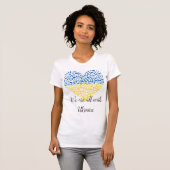t-Shirt - We are all with Ukraine (Vorne ganz)