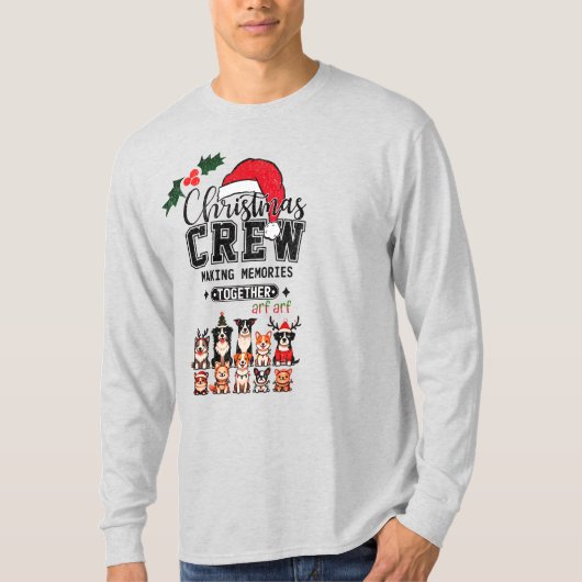 T - Shirt Weihnachten Crew Männer (Vorderseite)