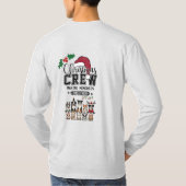 T - Shirt Weihnachten Crew Männer (Rückseite)