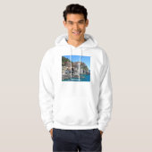 T - Shirt, weiß Hoodie (Vorne ganz)