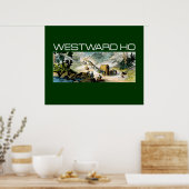 T-SHIRT Westward Ho Poster (Küche)