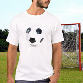 T - Shirt "White and Black Soccer Ball"