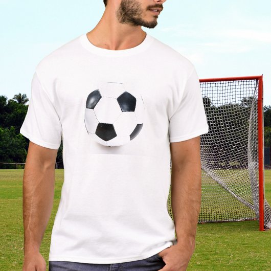 T - Shirt "White and Black Soccer Ball"